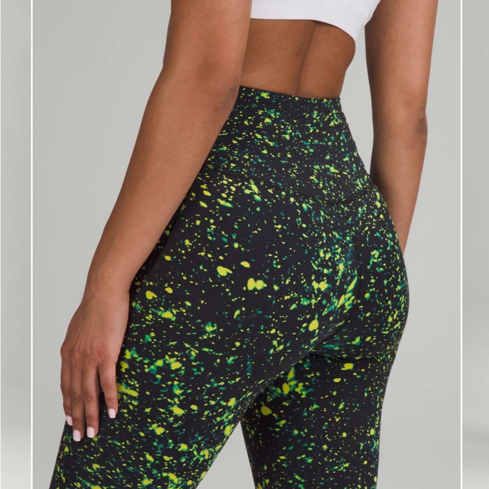 Lululemon base pace leggings sparks fly 25”